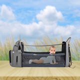 Baby Diaper Changing Bags Station Portable Baby Bed Travel Crib