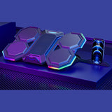 Exhaust Fan Frame Base Plate Mat Mute Cooling Frame RGB Light