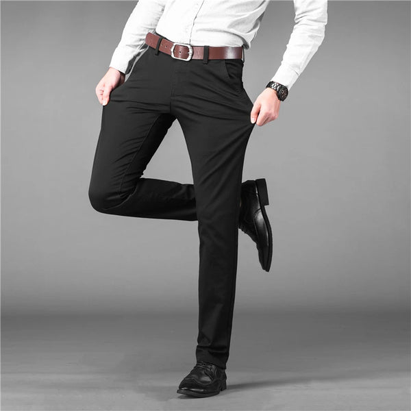 Wedding Suit Pants Male Good Quality Mens Dress Pants Straight Office Male Trousers