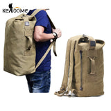 Large Travel Climbing Bag Tactical Military Backpack Women Army Bags Canvas Bucket Bag Shoulder Sports Bag Male Outdoor XA208WD