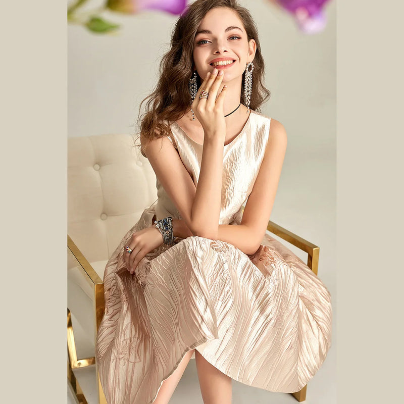 Summer Jacquard Women Luxury Dress England Style Slim Waist Bowknot Dress Off Shoulder Evening Club Maxi Clothing