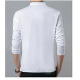 High Quality Men Polo Shirt Mens Long Sleeve Solid Polo Shirts