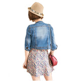 Fashion 2024 Spring Autumn Vintage Women's Jeans Slim Denim Jacket Women Short Jean Jacket jackets for women Outwear