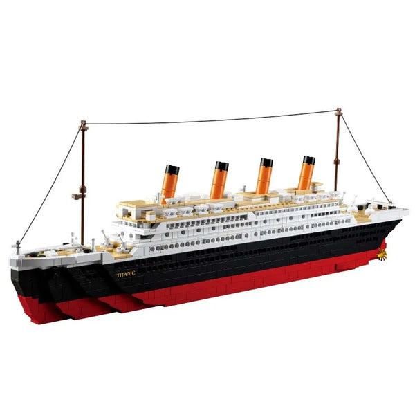 Titanic RMS Cruise Boat Ship City Model Building Kits 3D  Blocks Educational Figures DIY Toys Hobbies for Children Bricks