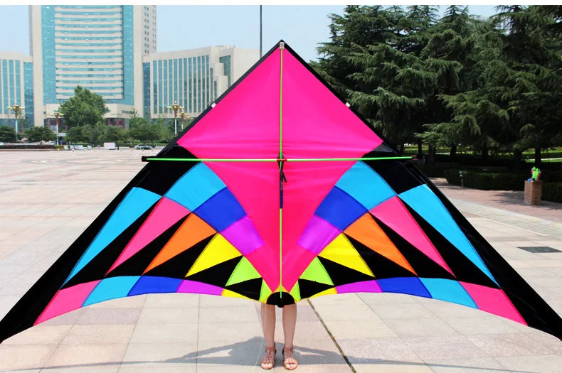 Outdoor Fun Sports 3.6m Nylon  Multicolour  Power Triangle  Kite  Good Flying