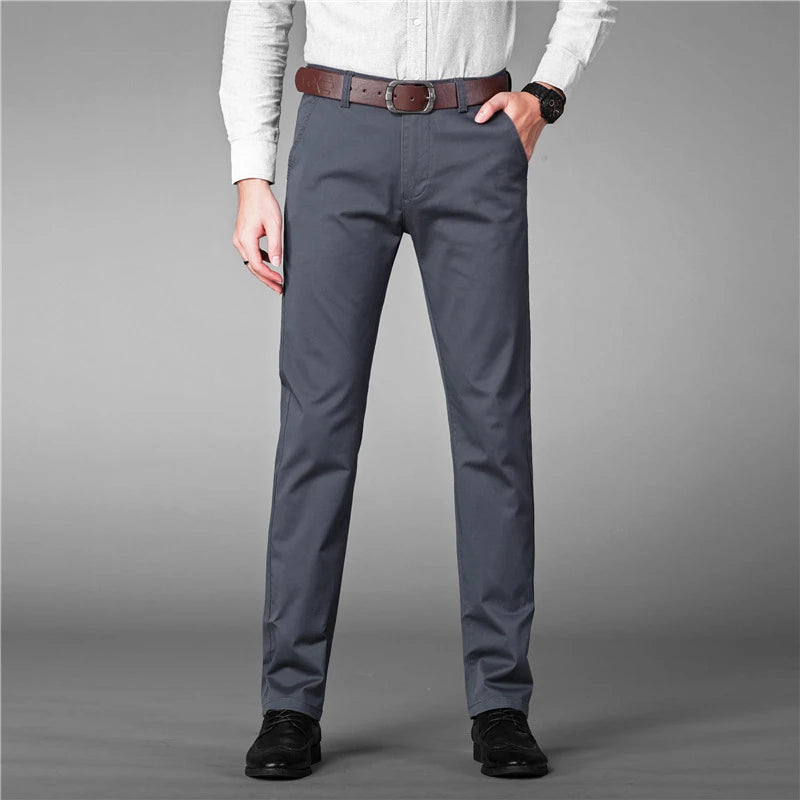 Wedding Suit Pants Male Good Quality Mens Dress Pants Straight Office Male Trousers