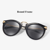 PARZIN Sunglasses Women Retro Round Sun Glasses Female Anti-UV400 Party Polarized Glasses With Original Case Gafas De Sol 9231