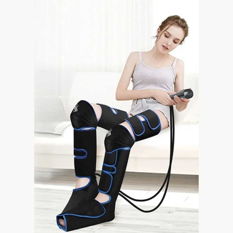 New 360° Foot Air Pressure Leg Massager Promotes Blood Circulation, Body Massager, Muscle Relaxation, Lymphatic Drainage Device