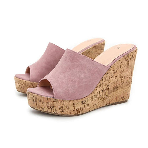 Eilyken 2024 New Summer Casual Cozy Platform Wedges Heels Slippers Ladies Fashion Open Toe Roman Women's Sandals Shoe Size 36-43