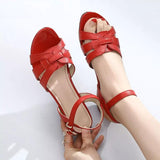 GKTINOO Summer Women Sandals 2024 New Large Size Comfort Low Heel Sandals Open Toe Shoes Woman Genuine Leather Fashion Sandals