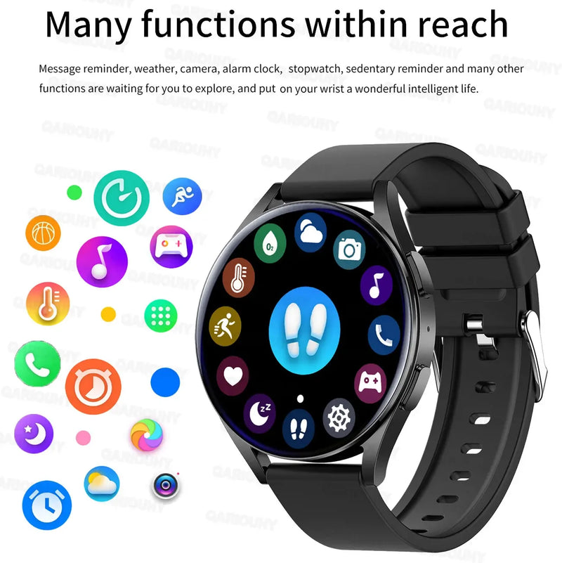 2024 New Smartwatch 6 Men Full Touch Blood Pressure Blood Oxygen Bluetooth Call Sports Smart Watch Men Women For Android IOS