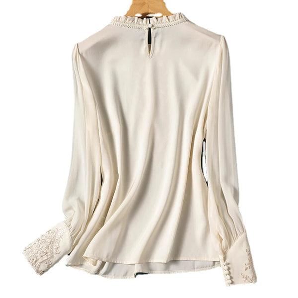 Stylish Women's Blouse for a Chic Look Fashion Luxury Women's Tops with Graceful Design Spring Summer