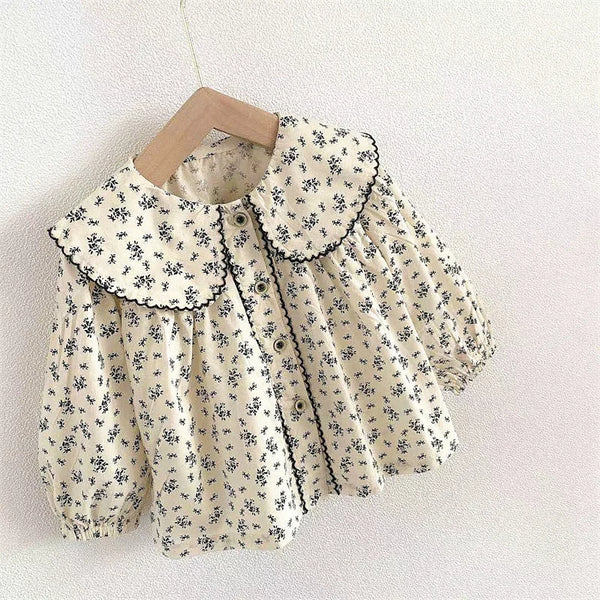 Girls Baby's Coat Blouse Jacket Outwear 2024 Flowers Spring Summer Overcoat Top Party High Quality Children's Clothing