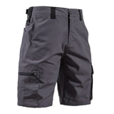 Mens Camouflage Tactical Cargo Shorts Summer Training Waterproof Wear-resistant Pants Multi Pocket Outdoor Combat Shorts Thin