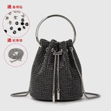 Women's bag 2024 a w bucket bags Women's inlaid diamond bag Fashion dinner women luxury single shoulder designer handbags