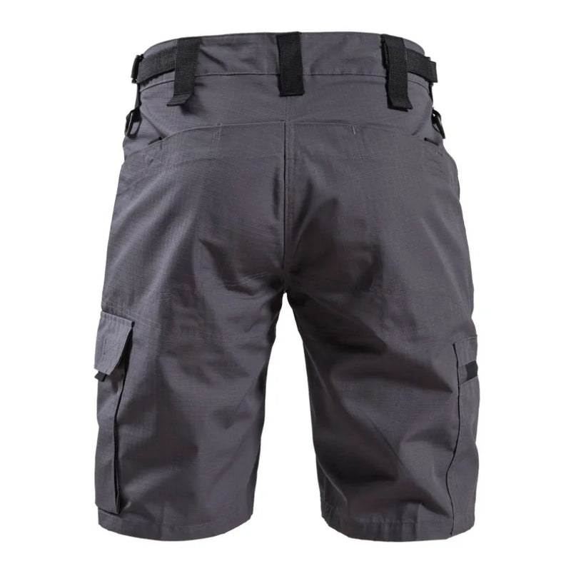 Mens Camouflage Tactical Cargo Shorts Summer Training Waterproof Wear-resistant Pants Multi Pocket Outdoor Combat Shorts Thin