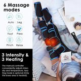 New 360° Foot Air Pressure Leg Massager Promotes Blood Circulation, Body Massager, Muscle Relaxation, Lymphatic Drainage Device