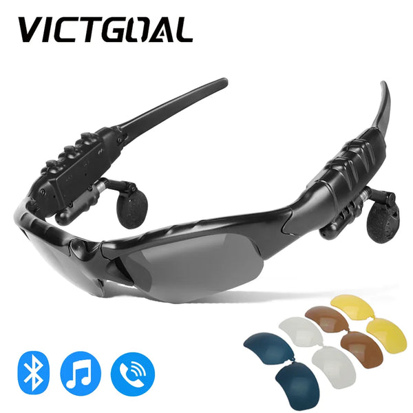 Bluetooth Polarized Cycling Glasses For Men Motorcycle MTB Bike Sunglasses Bicycle Earphone Sport Fishing Running Eyewear