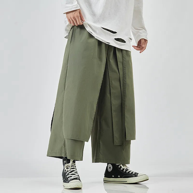 Fashion Men Cargo Pants Hip Hop Jogger Pants Male Trousers Elastic Waist Casual Overalls Sweatpants Man Loose New Streetwear 5XL