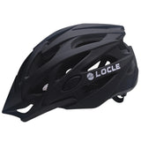 LOCLE Magnetic Goggles Cycling Helmet Men Women Bicycle Helmet Lenses MTB Bike Helmet Road Mountain Helmet Removable Sunvisor