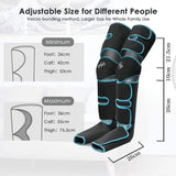 New 360° Foot Air Pressure Leg Massager Promotes Blood Circulation, Body Massager, Muscle Relaxation, Lymphatic Drainage Device