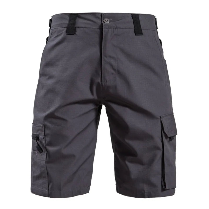 Mens Camouflage Tactical Cargo Shorts Summer Training Waterproof Wear-resistant Pants Multi Pocket Outdoor Combat Shorts Thin