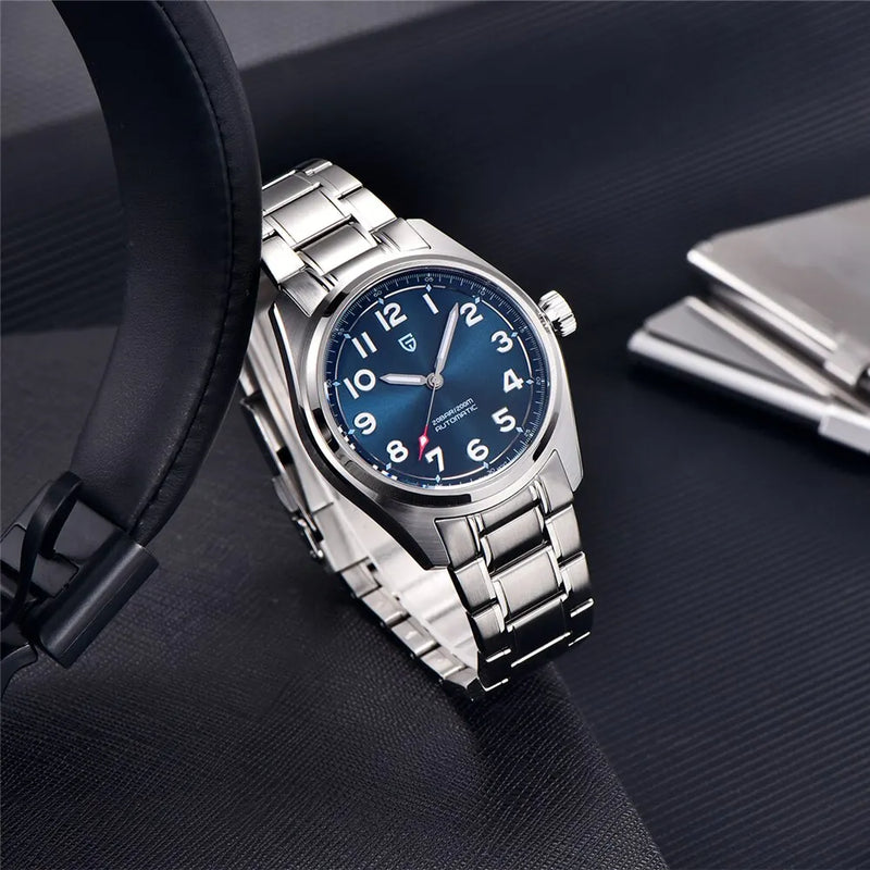 2024 New 38MM PAGANI Design Top Brand Men's Pilot Automatic Mechanical Watches Nh35A Sapphire Waterproof 200m Watch for Men