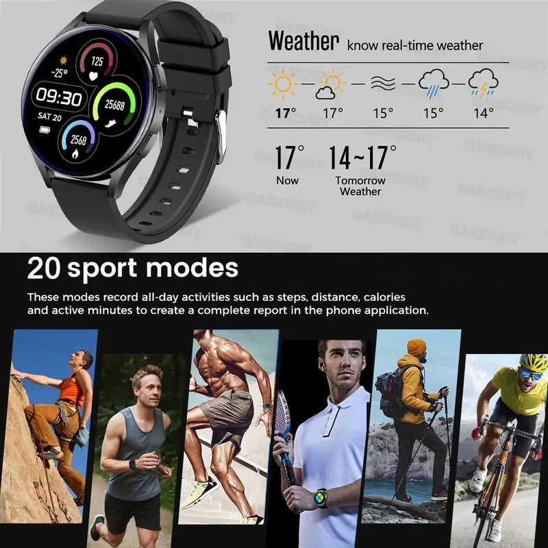 2024 New Smartwatch 6 Men Full Touch Blood Pressure Blood Oxygen Bluetooth Call Sports Smart Watch Men Women For Android IOS