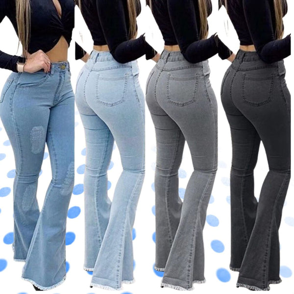 Slim Flared Trousers  for Women