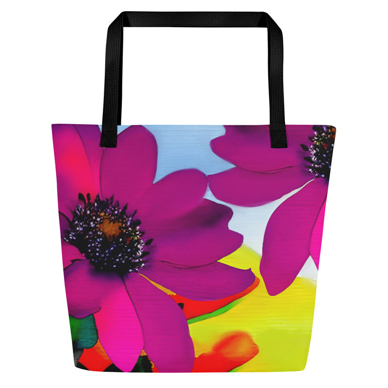 All-Over Print Large Tote Bag - Serene Beauty (POD-B)