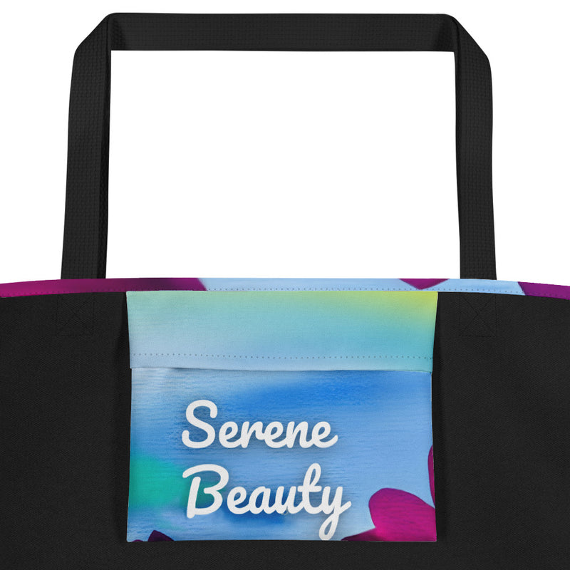 All-Over Print Large Tote Bag - Serene Beauty (POD-B)