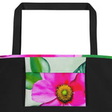 All-Over Print Large Tote Bag - Graceful Bloom (POD-B)