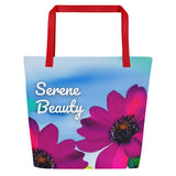 All-Over Print Large Tote Bag - Serene Beauty (POD-B)