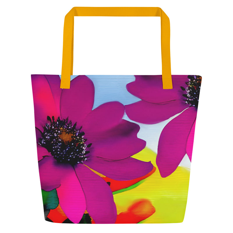 All-Over Print Large Tote Bag - Serene Beauty (POD-B)