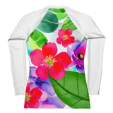 Women's Rash Guard - Pastel Petals (POD-S)