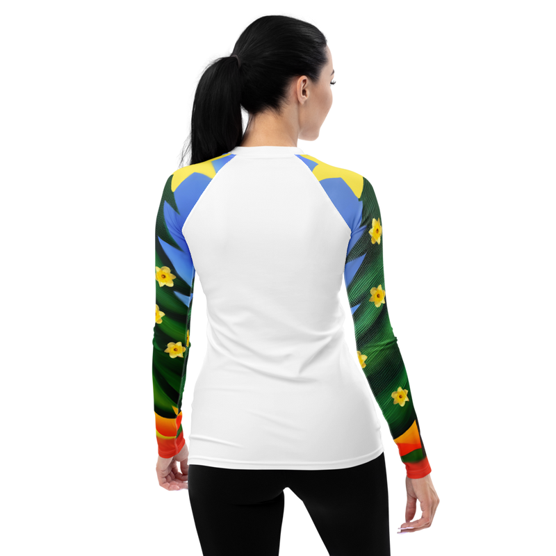 Women's Rash Guard - Christmas Joyful (POD-F)