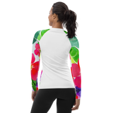 Women's Rash Guard - Floral (POD-S)