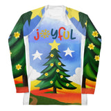 Women's Rash Guard - Christmas Joyful (POD-F)