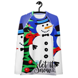 Women's Rash Guard - Let it Snow (POD-F)