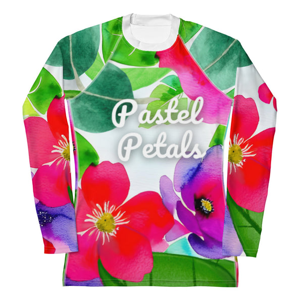 Women's Rash Guard - Floral (POD-S)