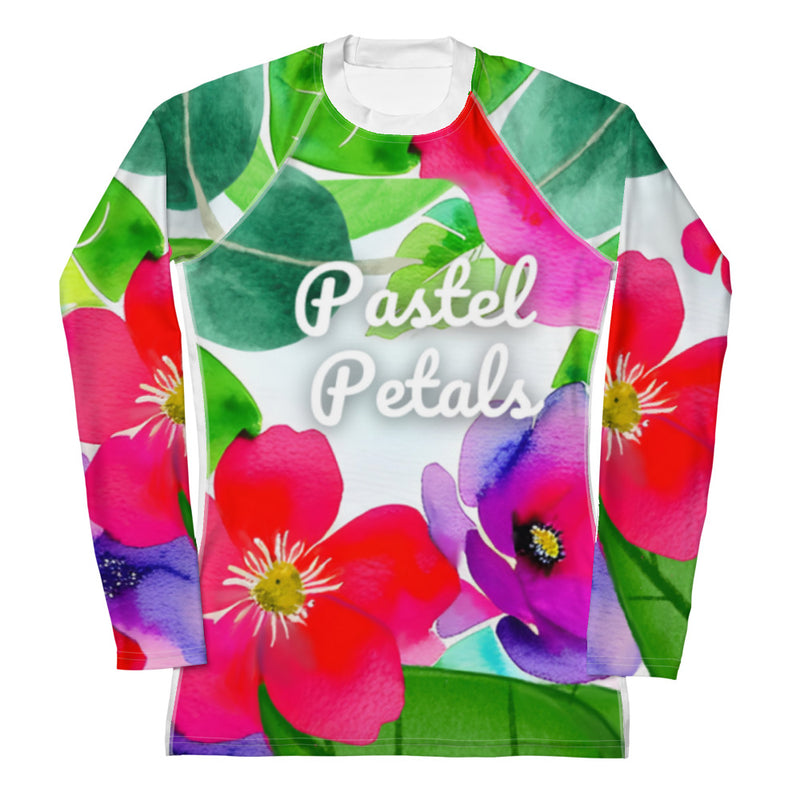 Women's Rash Guard - Floral (POD-S)