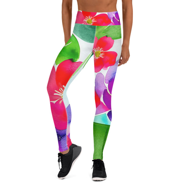 Yoga Leggings - Floral (POD-S)