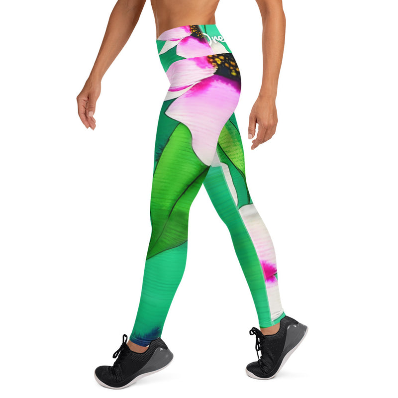 Yoga Leggings - Floral (POD-S)