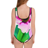 All-Over Print Youth Swimsuit - Floral (POD-S)