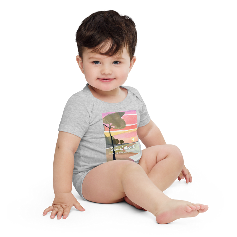 Baby Short Sleeve One Piece - Sunset Reverie (POD-S)