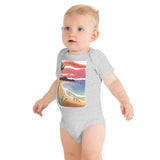 Baby Short Sleeve One Piece - Beach Joy (POD-S)