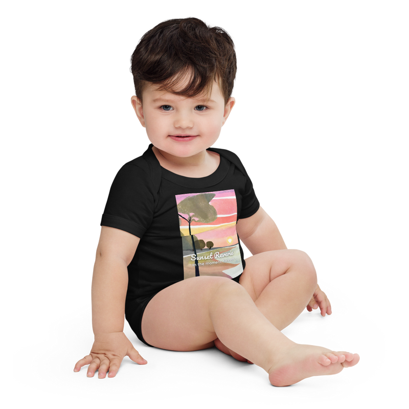 Baby Short Sleeve One Piece - Sunset Reverie (POD-S)