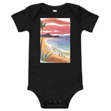 Baby Short Sleeve One Piece - Beach Joy (POD-S)