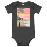 Baby Short Sleeve One Piece - Sunset Reverie (POD-S)