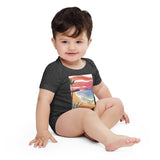 Baby Short Sleeve One Piece - Beach Joy (POD-S)